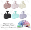 Custom Women Luxury Large Capacity Lightweight Travel Toiletry Makeup Bag Puffy Storage Handbag Cosmetics Bag
