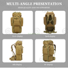 Custom Logo Oem Nylon Large Capacity Outdoor Hiking Sports Camouflage Black Trekking Camping Tactical Backpack