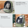 Portable Light Weighted Pet Backpack Outdoor Travel Cat Dogs Bag Belt Zipper Bubble Expandable Pet Backpack