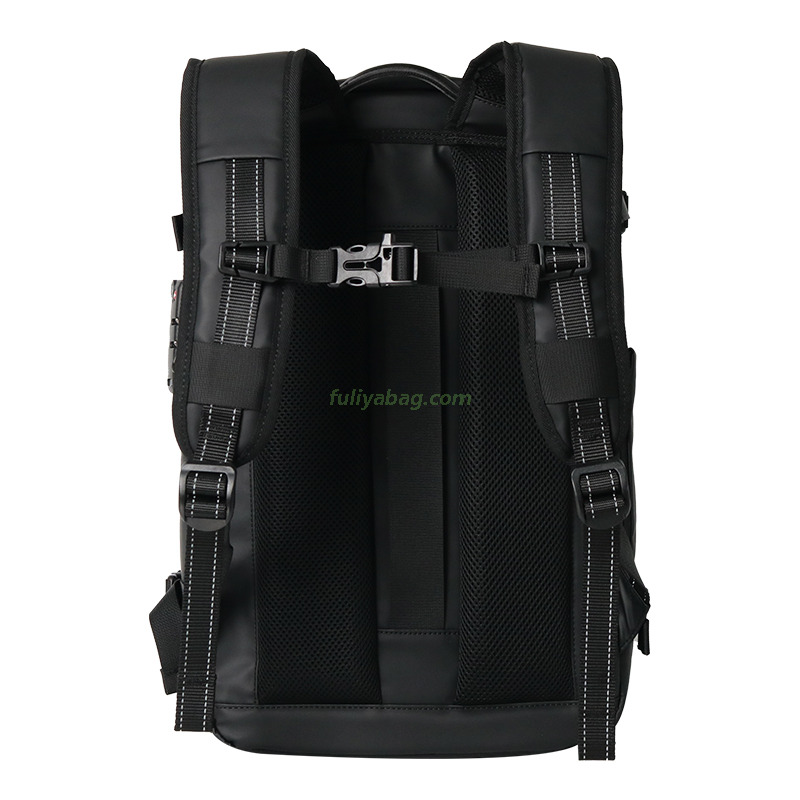 Luxury Business Anti Theft Waterproof Expandable Laptop Travel Backpack Men Outdoors Vacuum Compression Backpack