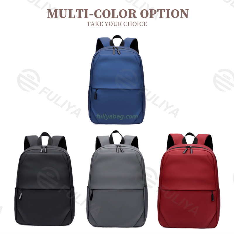 Unisex Simple Large Capacity 16 Inch Computer Backpack Bags Solid Color Casual Sports Student Men Laptop Backpack