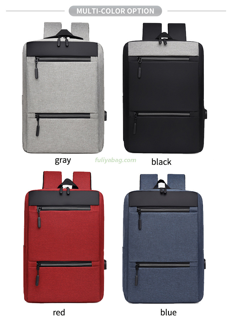 Wholesale Unisex 15 Inches Notebook Tablet Back Pack Oxford Usb Working Business Laptop Backpacks For Male