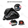 Custom Polyester Dry-wet Separation Beam Mouth Drawstring Swimming Basketball Sport Bag Fitness Gym Drawstring Bags