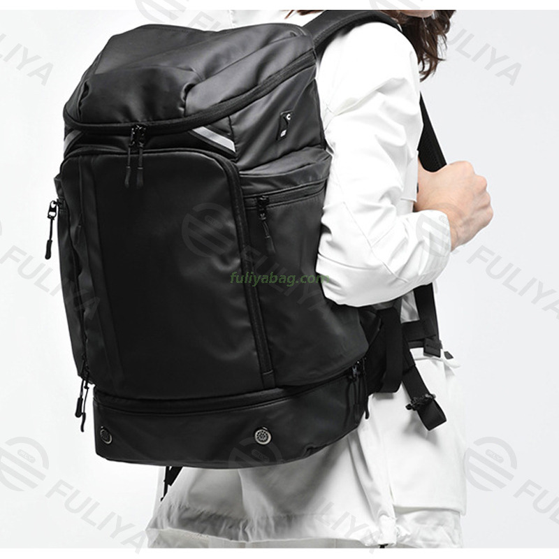 Custom Logo 17Inch Waterproof Laptop Backpack Water Repellent Functional Rucksack Travel Backpacks For Men Women