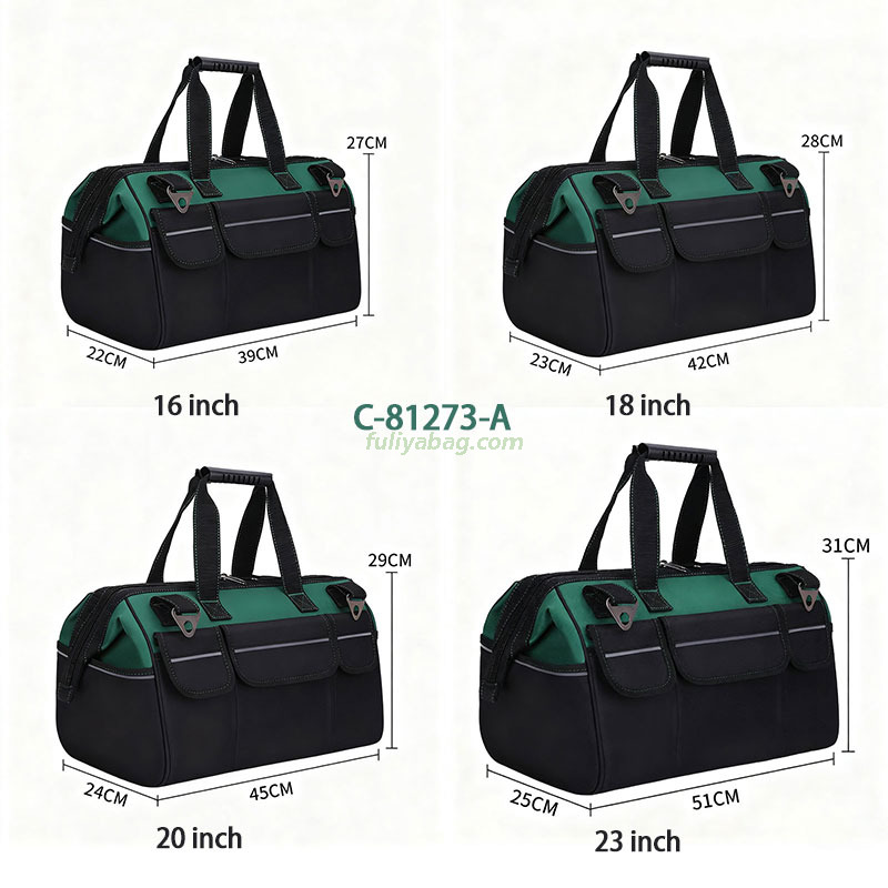 Electrician Woodworker Engineer Portable Waterproof Oxford Tool Kit Multi Functional Maintenance Tool Storage Bag