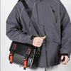 Fashion Men's PU Business Briefcase Bag Large Capacity Multi-Functional Square Plaid Travel Crossbody Shoulder Bag