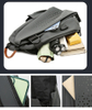 Motorcycle Shoulder Crossbody Bag Multi Functional Men Adjustable Strap Waterproof Travel Sport Chest Bag for College Boy