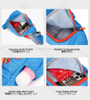 BSCI Factory Wholesale Running Bag Letter Decorated Chest Bag Sport Crossbody Shoulder Bag for Travel Gym School Work