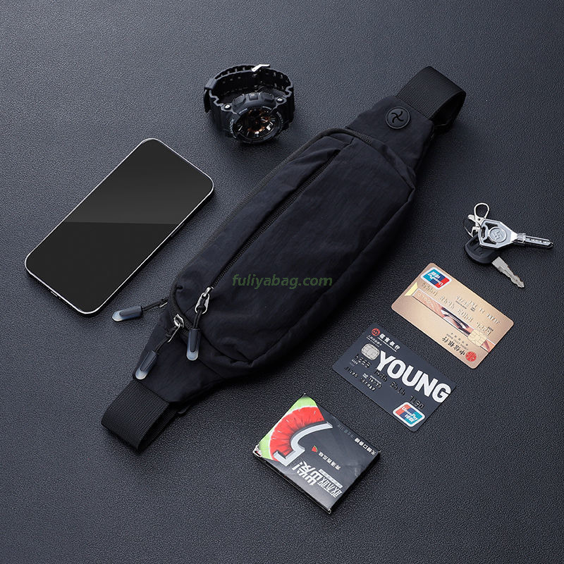 Men Women Gym Custom Sport Waterproof Water Bottle Holder Hydration Running Belt Fanny Pack Nylon Sport Waist Bag