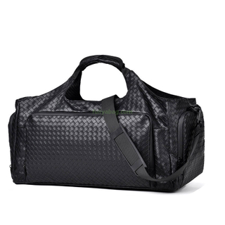 Custom Dry Wet Separation PU Leather Travel Handheld Bag Multifunctional Durable Large Capacity Sports Gym Duffel Bag