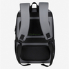 High Capacity Business Backpack Fashion Design Waterproof Zipper Closure Leather Reflective Strip Men's Laptop Backpack