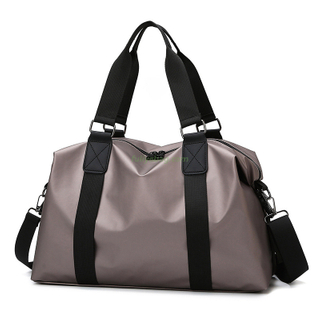 Luxury Men's Large Capacity Business PU Duffel Bag Fitness Waterproof Outdoor Travel Gym Bag With Shoes Compartment
