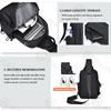 Multi Functional New Mens Chest Bag Waterproof Film Large Capacity Lightweight Custom Logo Single Shoulder Bag