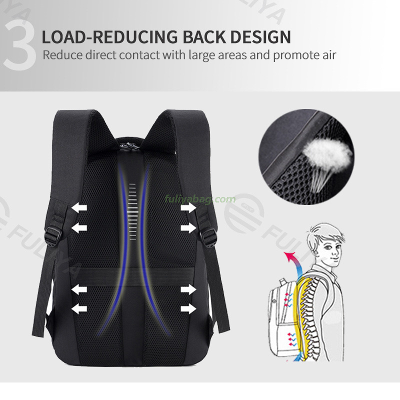 C-80262 Waterproof USB Charging Travel Business Laptop Backpack