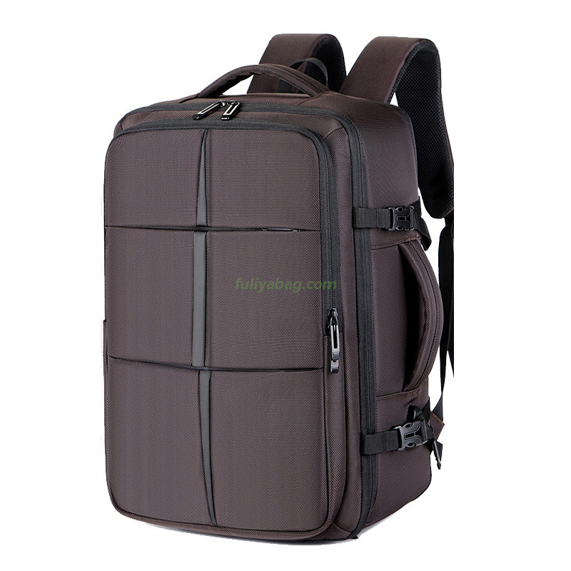 Factory Custom Nylon School Bag Pack Casual Carry On Laptop Compartment Business Travel Backpack for Men