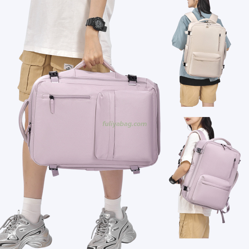 Large Capacity Shoe Compartment Luggage Backpack Rucksack Waterproof Casual Travel Laptop Backpack With USB Charging