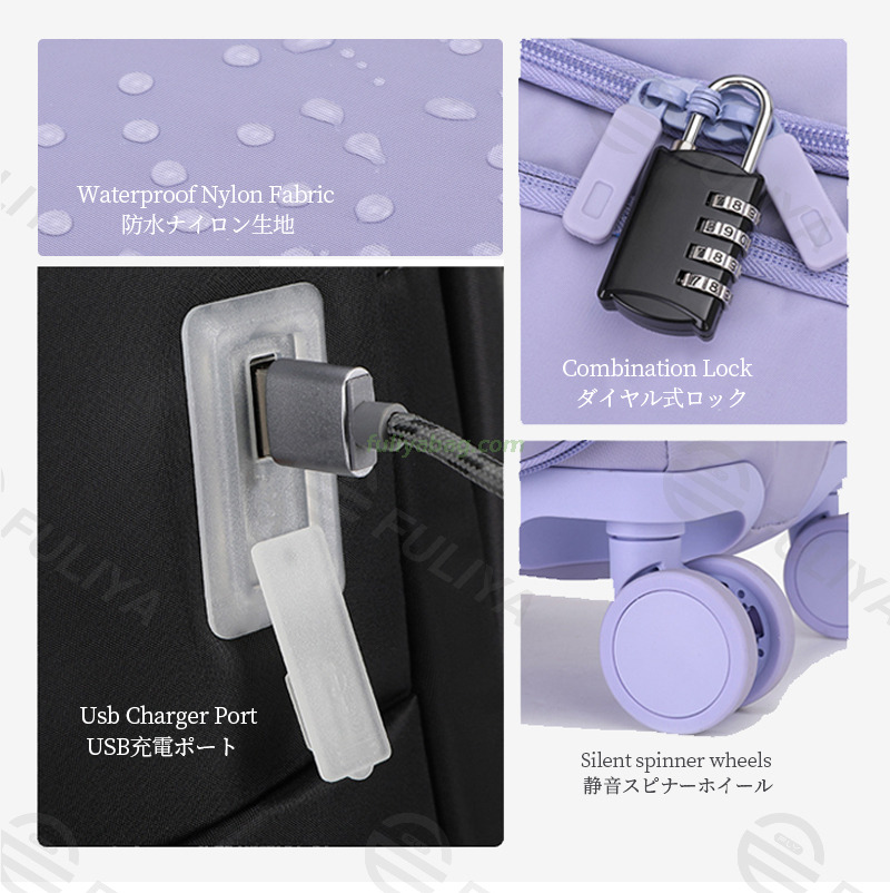 Ultra-Light 20inch 24inch Boarding Case Travel School Unisex Trolley Case Password Lock PC Aluminum Luggage Suitcase