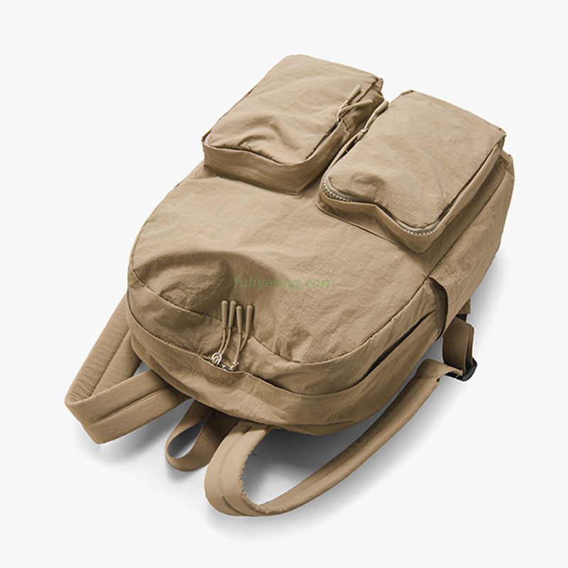 Stylish Waterproof Nylon Outdoor Travel Business School Zipper Closure Backpack Custom Lightweight Casual Backpack