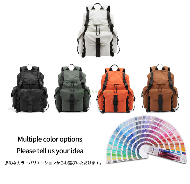 Custom Fashionable Lightweight Waterproof Travel Bag Outdoor Hiking Sports Zipper Closure Student Hiking Backpack