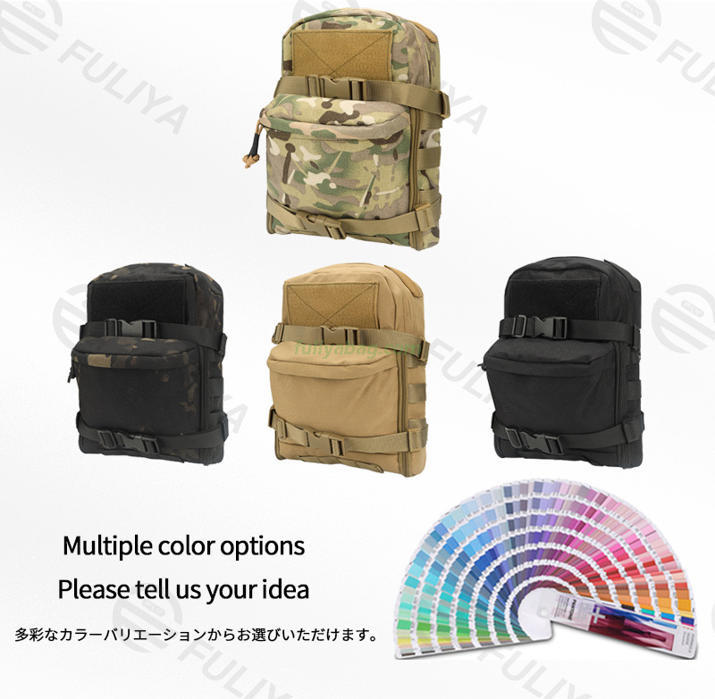 Wholesale Lightweight Vest Water Bag Outdoor Training Equipment Camping Backpack Sports 3D Tactical Hydration Bag