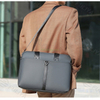 Custom Logo Waterproof Men Laptops Notebook Messenger Bag Pu Leather Crossbody Bag Business Briefcases for Lawyers