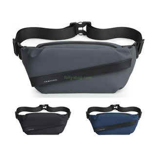Custom Fancy Small Crossbody Sling Bag Fashion Travel Sports Men's Single Shoulder Messenger Waist Chest Pack Bag