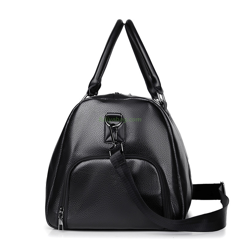 Custom Printed Sport Hand Carry Waterproof Large Luggage Gym Short Distance Trips Tote Bag Leather Duffle Travel Bag