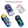 Custom Design Print School Stationery Pencil Box Bag Cartoon Anime Cute Pencil Case Zipper Bag for Boys Girls
