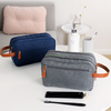 Custom Logo Men Women Oxford Cloth Makeup Bag Portable Handbag Hanging Toiletries Travel Cosmetic Skincare Storage Bag
