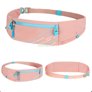 Custom Outdoor Waterproof Running Phone Waist Belt Pack Fitness Elastic Fanny Pack Multi-Functional Sports Waist Bag