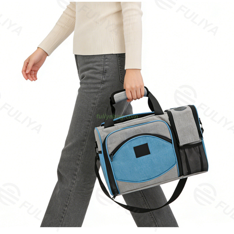 Custom Wholesale Multi-Function EVA Lunch Box Carrier Thermal Insulated Bag Wine Cooler Bag For Picnic Office Gift