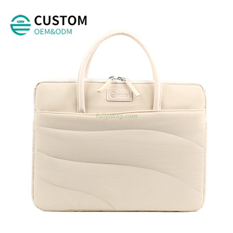 Custom Large Capacity Business Office Laptop Briefcase Tote Bag Water Resistant Messenger Bag for 13 14 15.6 Inch Laptop