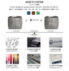Custom Eco-Friendly Folding Food Pouch Reusable Leak-Proof Cooler Bag Tyvek Insulated Lunch Bag for Work School Picnic