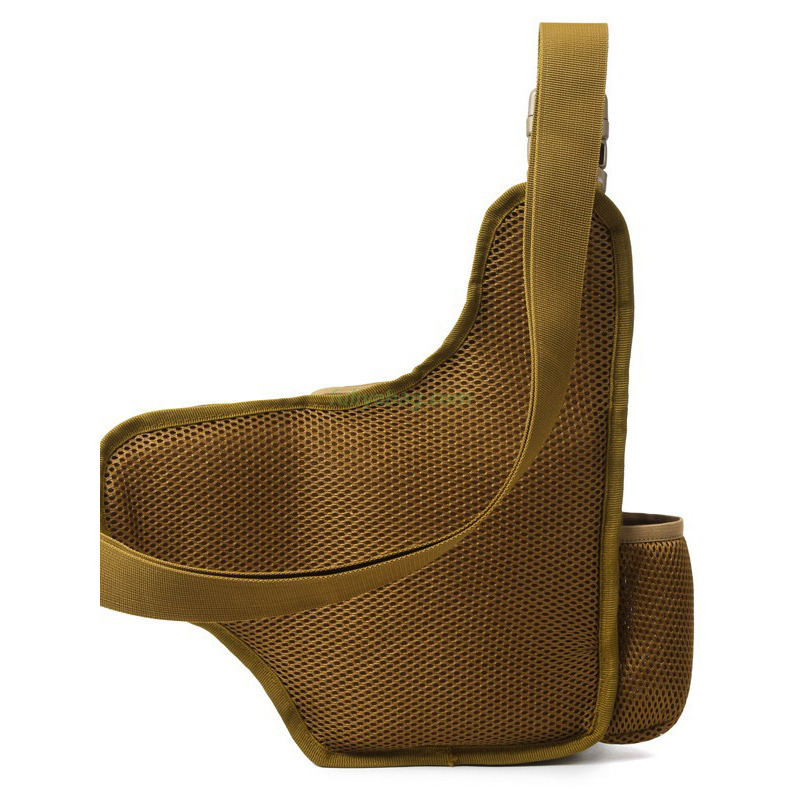 Nylon Tactical Range Chest Bag Single Shoulder Molle Pouch Men Sports Tactical Sling Pouches Messenger Crossbody Bags