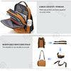 Costom Large Capacity Multifunctional Oxford Backpack Anti-theft Smart Laptop Backpack Business Travel Backpack