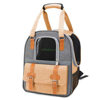 Travel Portable Held Foldable Breathable Pet Cat Carrier Bag Outdoor Large Space Small Dog Rabbit Shoulder Pet Backpack