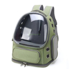 Portable Light Weighted Pet Backpack Outdoor Travel Cat Dogs Bag Belt Zipper Bubble Expandable Pet Backpack