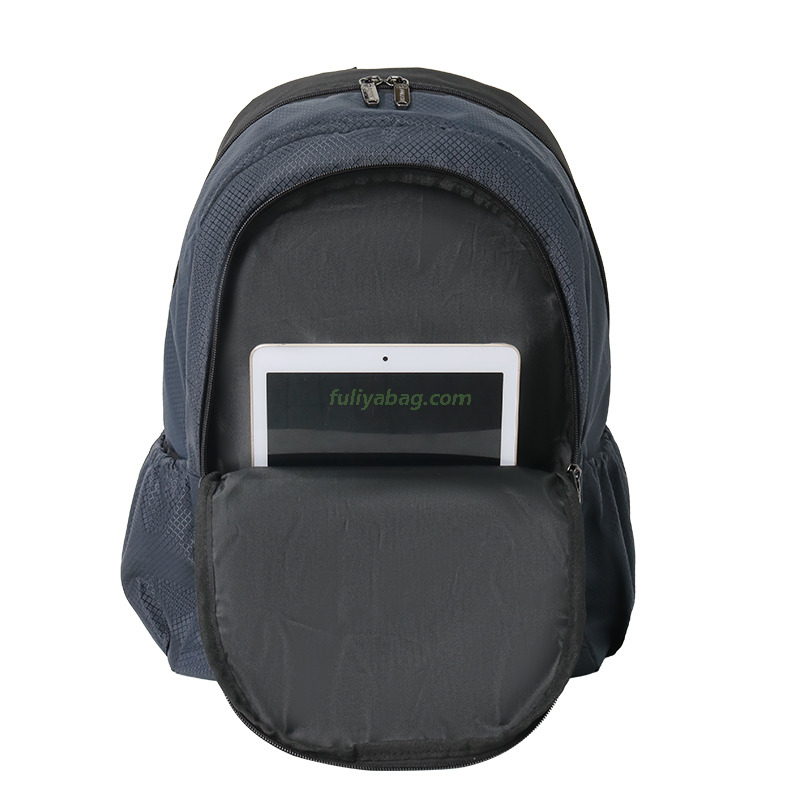 Unisex Durable Waterproof Zipper Polyester Large Capacity Laptop Backpack Comfortable Lightweight Travel Causal Backpack