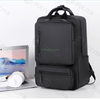 Wholesale Design Backpack Multi Functional Waterproof PU Leather Backpack Black Men School Laptop Bags Rucksack