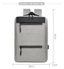 Wholesale Unisex 15 Inches Notebook Tablet Back Pack Oxford Usb Working Business Laptop Backpacks For Male