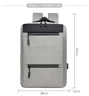 Wholesale Unisex 15 Inches Notebook Tablet Back Pack Oxford Usb Working Business Laptop Backpacks For Male