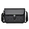 Fashionable Design Unisex Waterproof Luxury Waterproof PU Leather Small Square Men Messenger Shoulder Bag Crossbody Bags