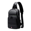 Waterproof Custom USB Charging Crossbody Shoulder Messenger Bag Motorcycle Chest Pack Bag for Men