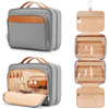 Multifunctional Hook Toiletry Bag Women Foldable Travel Jewelry Organizer Polyester Makeup Cosmetic Bag Case