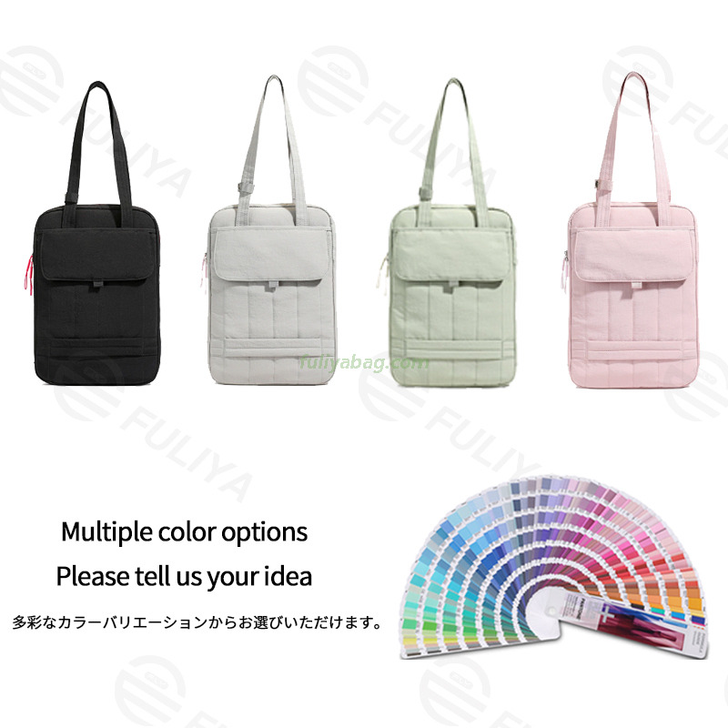 Custom Logo Waterproof Large Capacity Fashion Hand Bags Lightweight Oxford Tote Notebook Bag Ladies Laptop Shoulder Bag