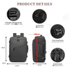 Custom Waterproof Bagpack Business Weekend Rucksack College Laptop Back Pack Expansion Travel Backpacks for Men Women