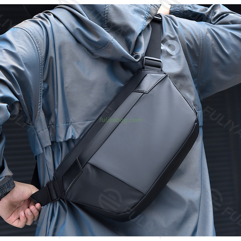 Custom Logo Wholesale Sling Bags Sport Riding Men's Crossbody Bag Waterproof Function Portable Messenger Bag
