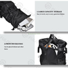 Rolling Top Functional Pockets Causal Travel Sport Riding Backpack Male College Students Laptop Backpack
