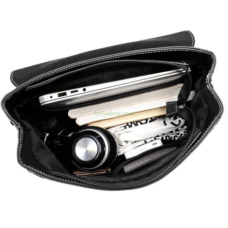 Custom Logo Retro Multipurpose Waterproof Pu Leather School Office Computer Laptop Backpack for Men Women