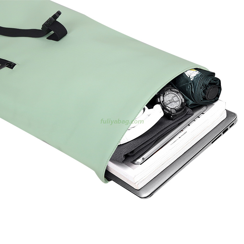 Custom Waterproof Travel Rolltop Notebook Shoulder Backpack Large Capacity College Students Laptop Backpack